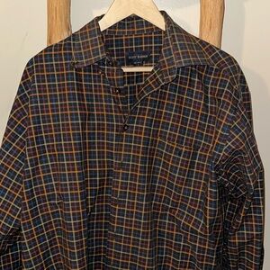 Scott Barber Multi color Plaid Button Down